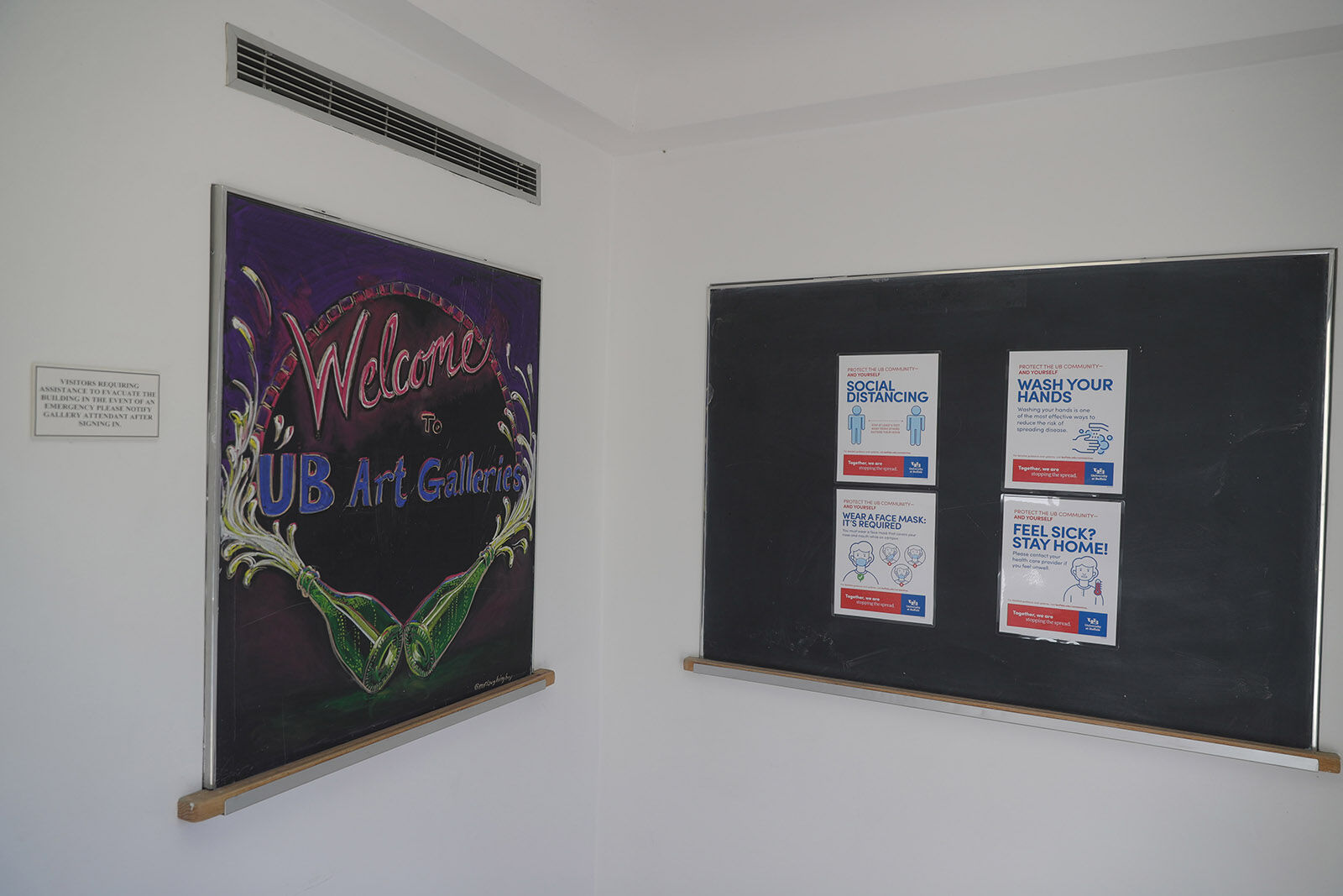UB Anderson Gallery (copy) signage